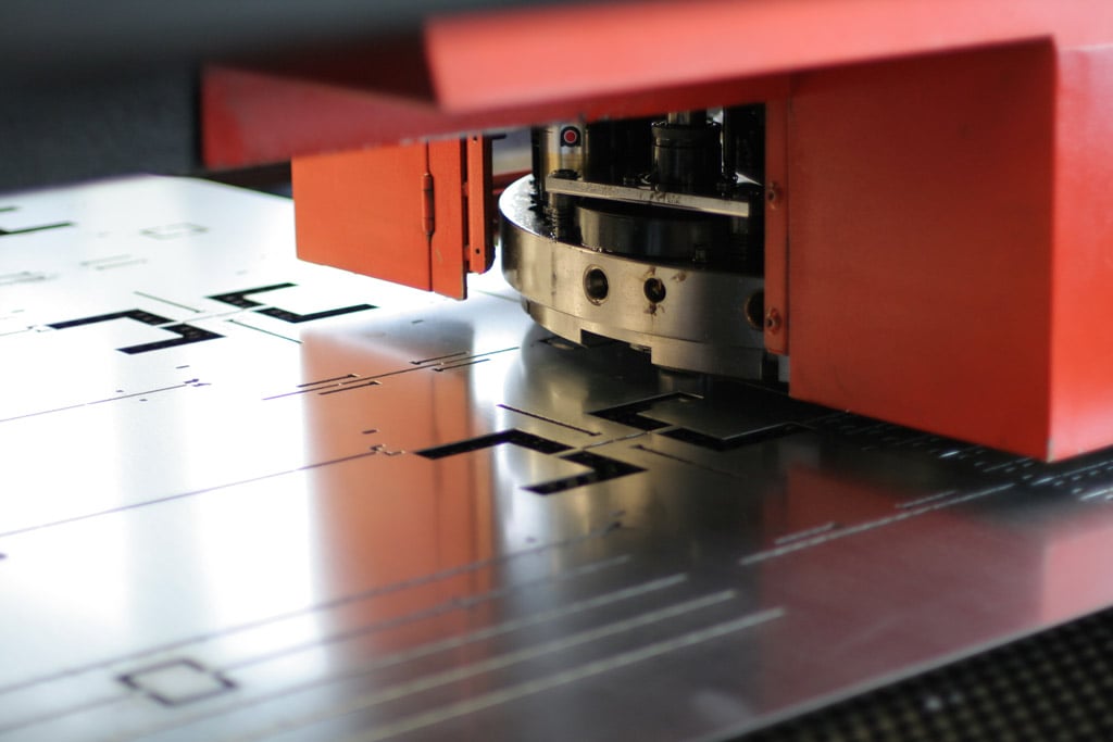 CNC sheet metal stamping or punching machinery