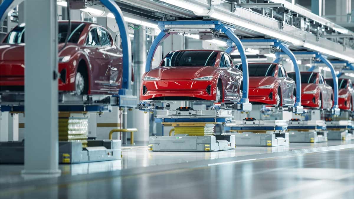 Production Line on Advanced Automotive Smart Factory