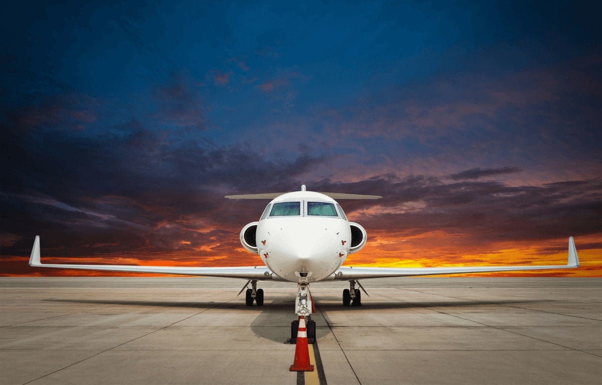 An airplane made by aerospace prototype manufacturing services