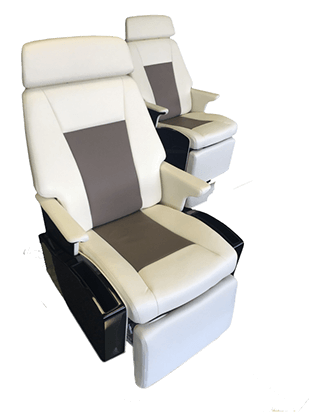  RCO Engineering Aerospace Seat made by an automotive seating supplier and manufacturer
