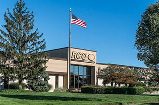 RCO's headquarters in Roseville, Michigan pictures on a beautiful summer day. 